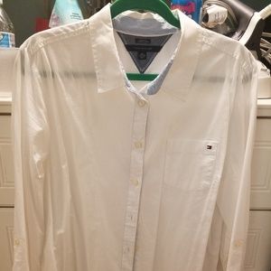 LN Tommy Hilfiger White Button Down SZ XXL